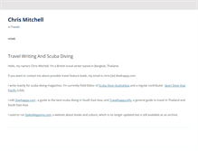Tablet Screenshot of chrismitchell.org